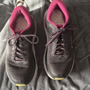Hoka Women's Navy and Pink Athletic Shoes